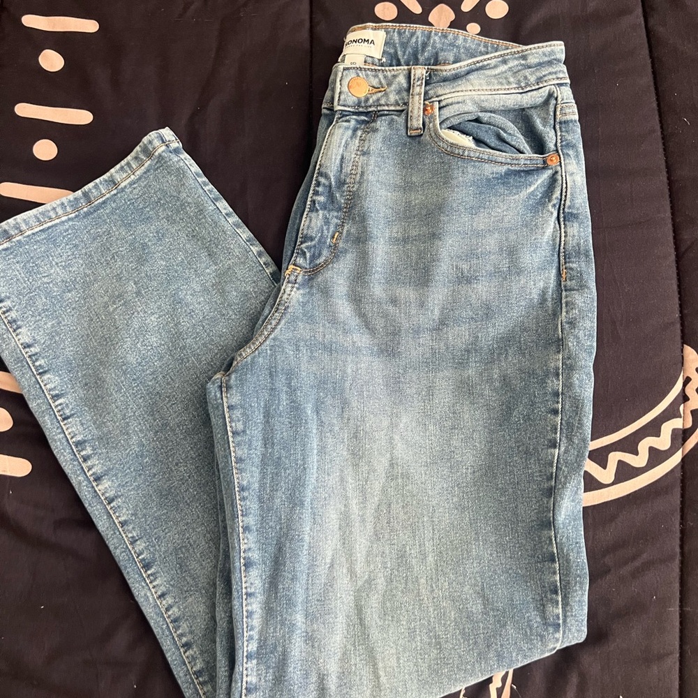 Sonoma Women's Light Blue Straight Leg Jeans